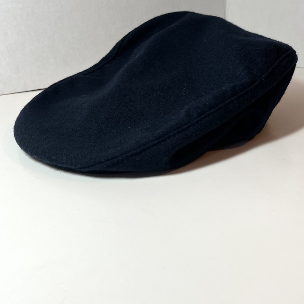 Vintage 1980’s Pendleton Navy Blue Newsboy Cap with Snap Down Brim